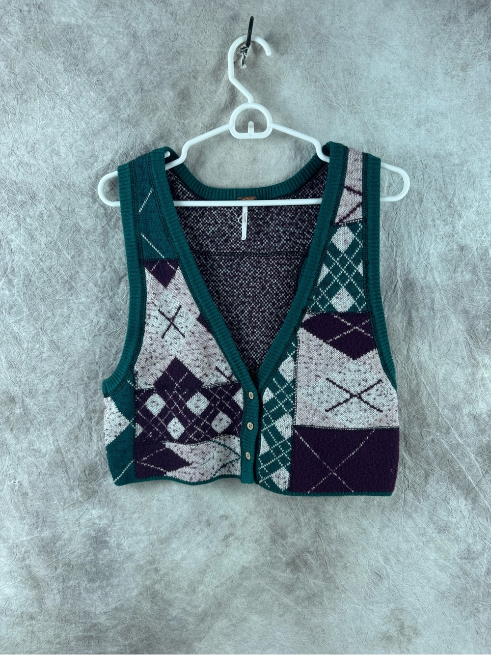 FREE PEOPLE CAMILLA SWEATER VEST TOP Large